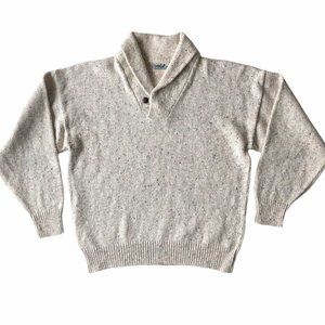 Vintage Northern Reflections Shawl Collar Sweater